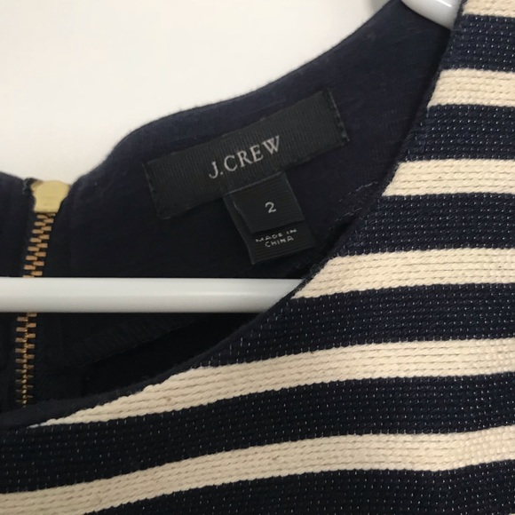 J Crew Stripe Knit Shift Dress - Sz 2 
Cotton with a hint of stretch. - Picture 4 of 6